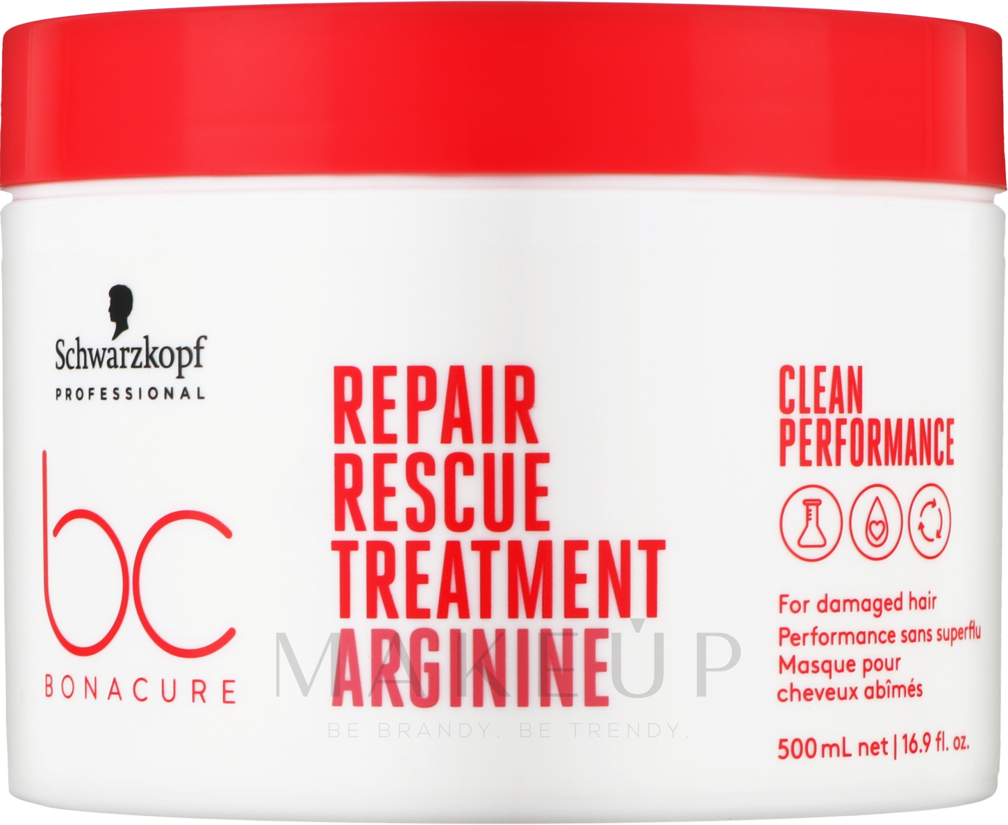 Maske für geschädigtes Haar - Schwarzkopf Professional Bonacure Repair Rescue Treatment Arginine — Bild 500 ml