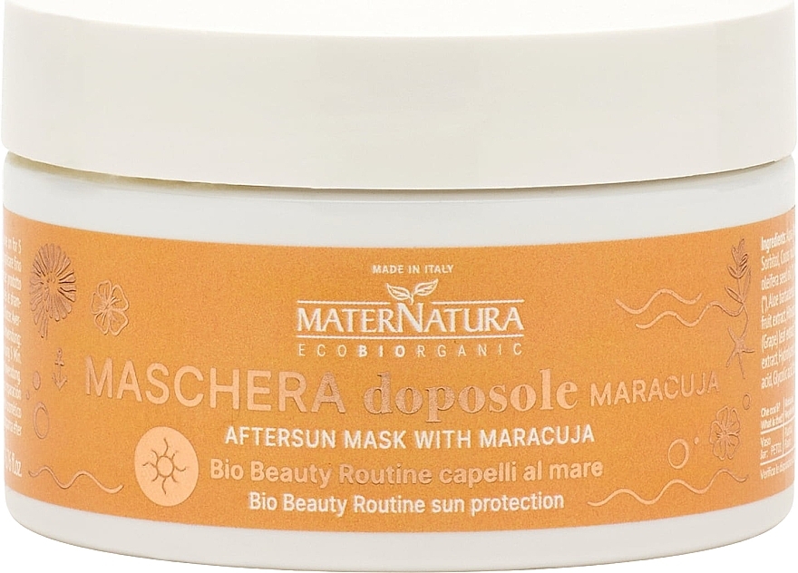 After-Sun-Haarmaske mit Passionsfrucht - MaterNatura Aftersun Mask with Maracuja — Bild N1