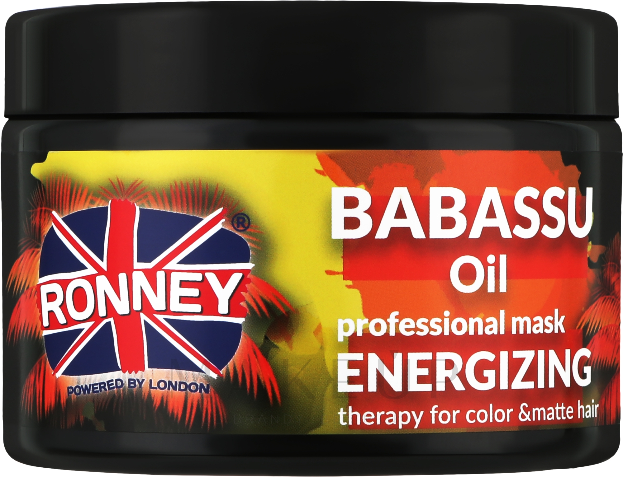 Energetisierende Haarmaske für coloriertes Haar mit Babassuöl - Ronney Mask Babassu Oil Energizing Therapy — Bild 300 ml