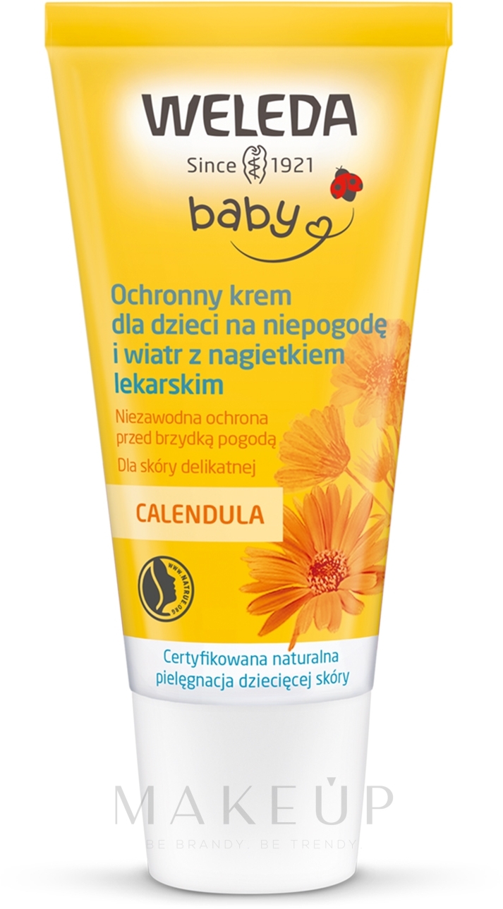Schützender Wind- und Wetterbalsam mit Ringelblume für Babys und Kinder - Weleda Calendula Wind-und Wattrerbalsam — Bild 30 ml