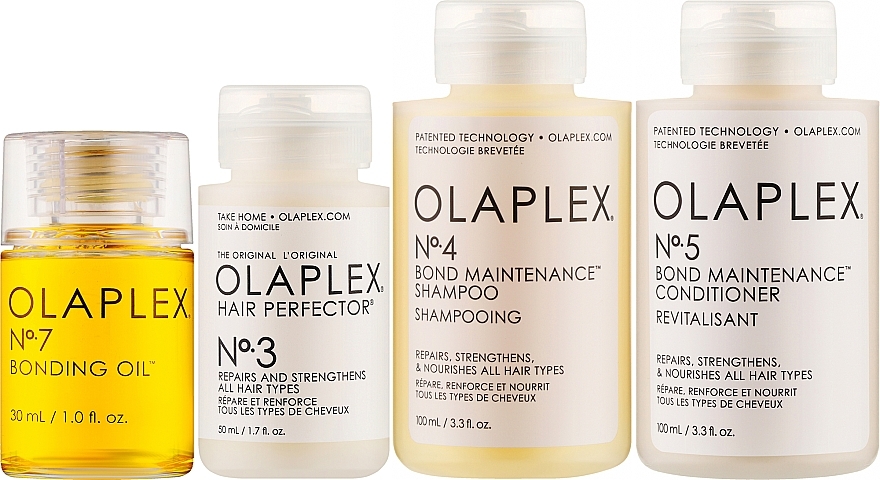 Set zur Stärkung der Haare und mehr Glanz - Olaplex In Good Repair Strength & Shine Hair Kit (Shampoo 100ml + Conditioner 100ml + Elixier 50ml + Öl 30ml)  — Bild N2