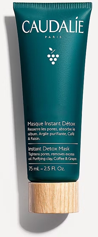 Detox-Gesichtsmaske zur tiefen Reinigung mit rosa Tonerde - Caudalie Instant Detox Mask — Bild N3