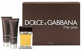 Dolce & Gabbana The One for Men - Duftset (Eau de Parfum 100 + After Shave Balsam 75 + Duschgel 50) — Bild N1
