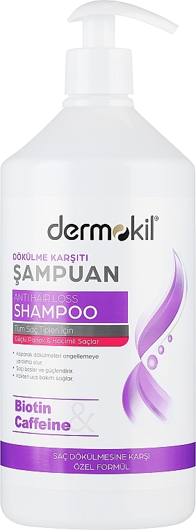 Shampoo gegen Haarausfall - Dermokil Biotin & Caffeine Anti-Shedding Shampoo — Bild N1