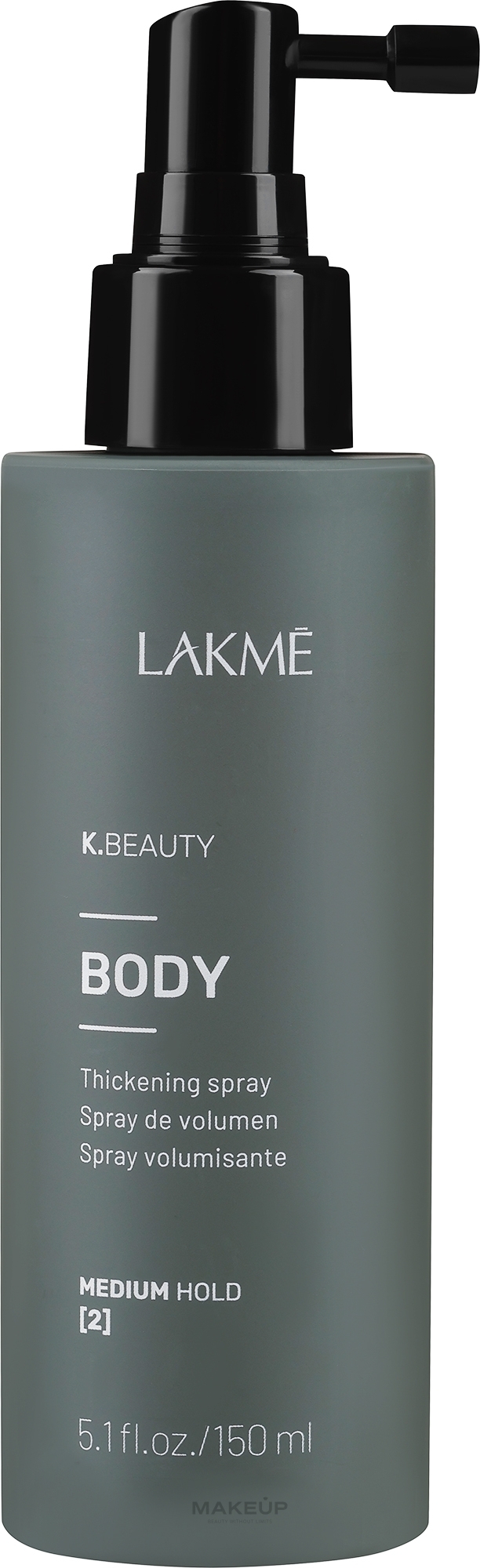Haarspray für mehr Volumen - Lakme K.Beauty Body Thinkening Spray — Bild 150 ml