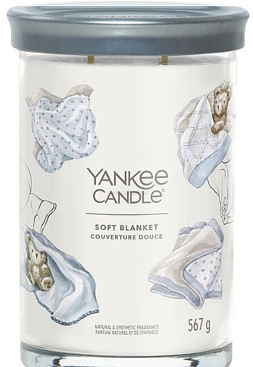 Duftkerze im Glas Soft Blanket 2 Dochte - Yankee Candle Singnature — Bild N1