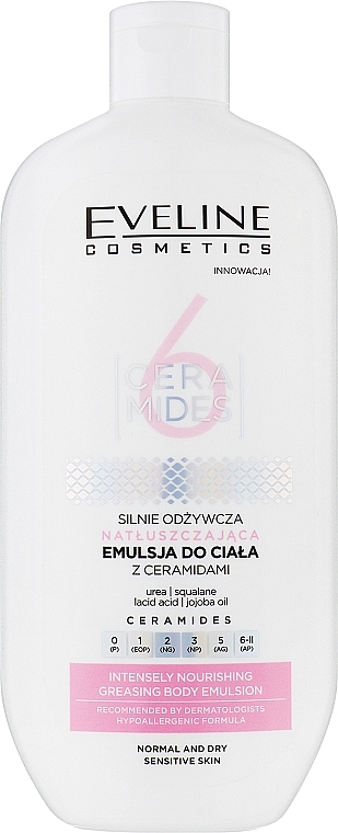Körperemulsion - Eveline Cosmetics 6 Ceramides Intensely Nourishing Body Emulsion — Bild N1