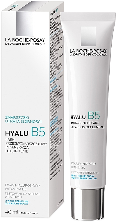 Anti-Falten Gesichtscreme mit Hyaluronsäure und Vitamin B5 - La Roche Posay Hyalu B5 — Bild N2