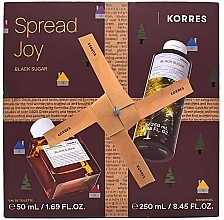 Korres Black Sugar Spread Joy - Duftset (Eau de Toilette 50ml + Duschgel 250ml) — Bild N2