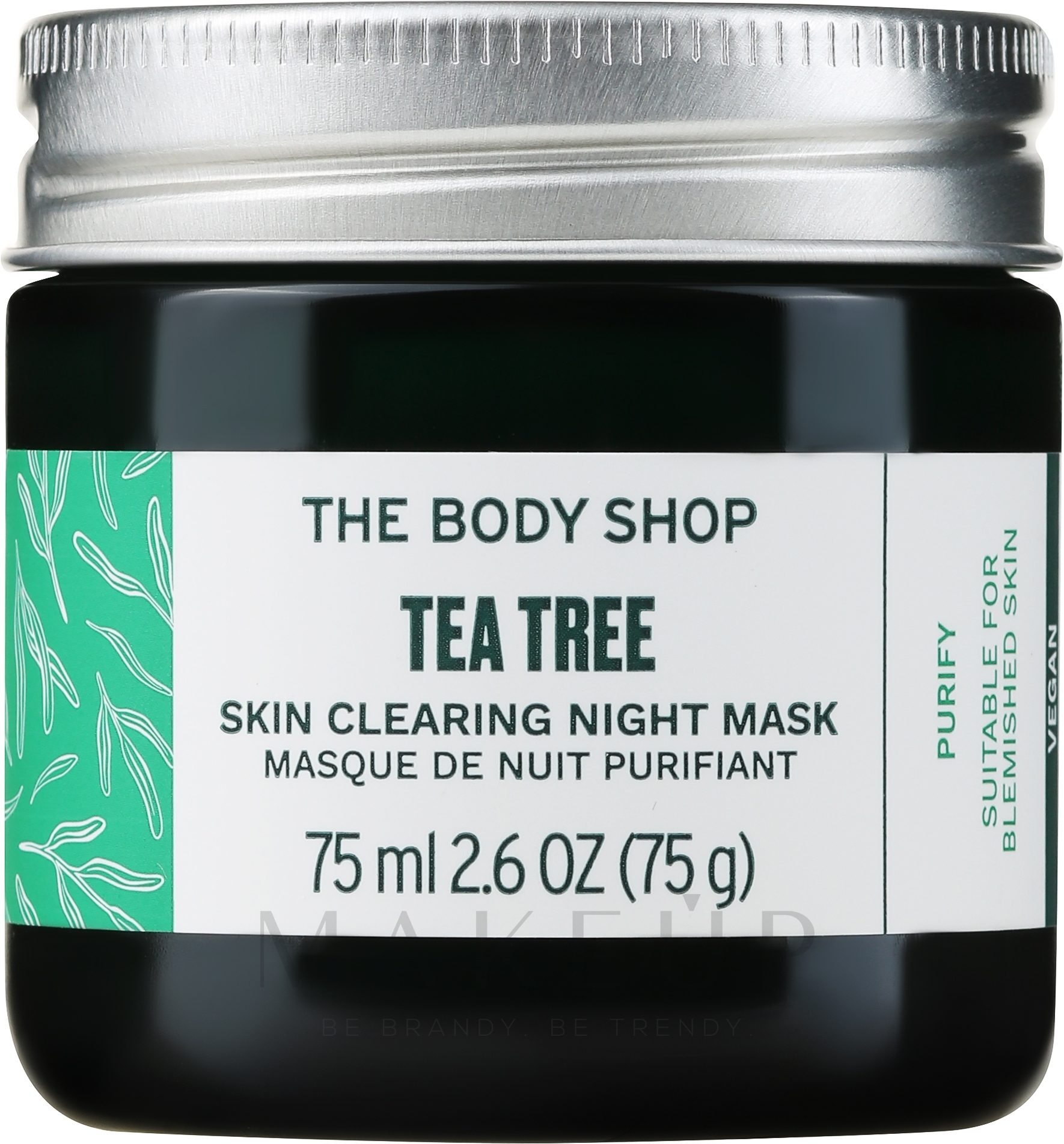 Nachtmaske gegen Unvollkommenheiten - The Body Shop Tea Tree Anti-Imperfection Night Mask — Bild 75 ml