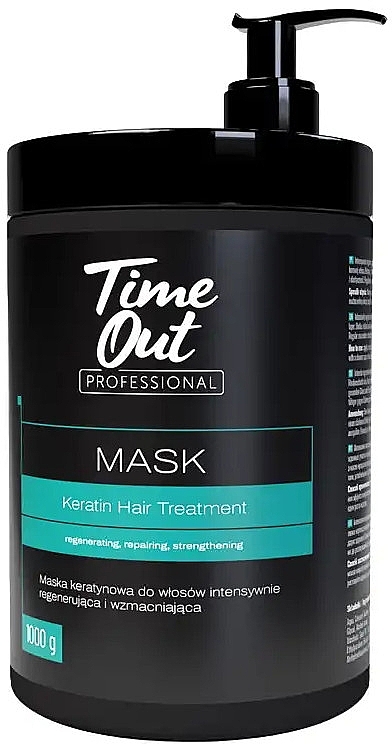 Regenerierende und straffende Haarmaske - Time Out Professional Keratin Hair Mask — Bild N1