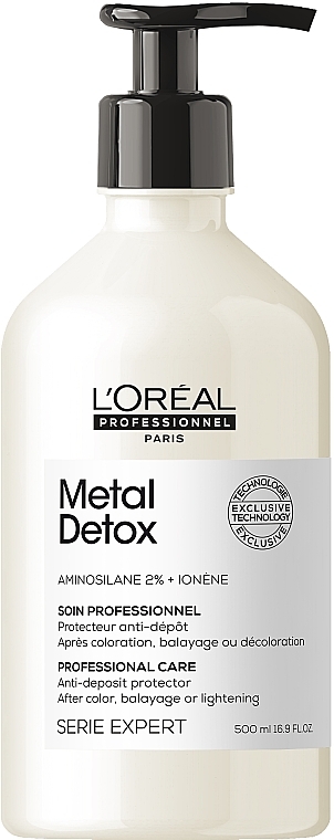 Creme-Gel für das Haar - L'Oreal Professionnel Metal Detox Conditioner — Bild N1