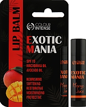 Lippenbalsam mit Mangoduft Exotic Mania - Colour Intense Lip Balm — Bild N3