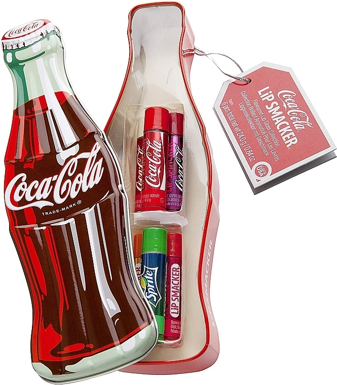 Lippenbalsam-Set "Coca-Cola" - Lip Smacker Coca-Cola Mix (Lippenbalsam/6x4g) — Bild N1