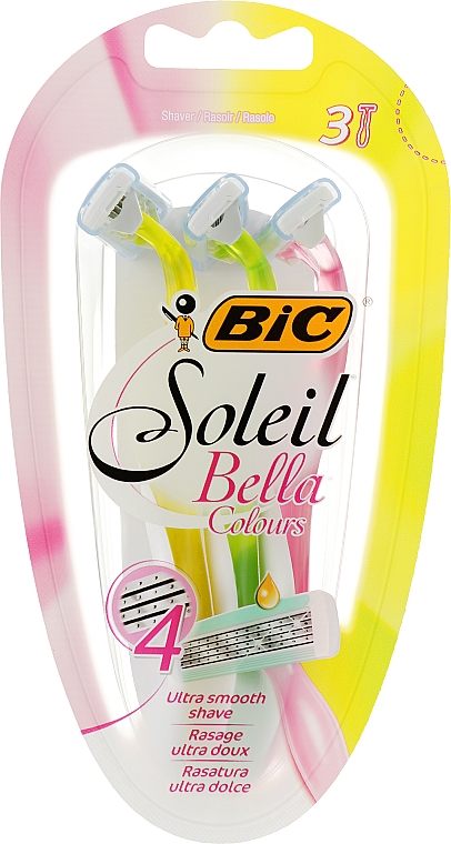 Einwegrasierer 3 St. - Bic Soleil Bella Colours — Bild N1