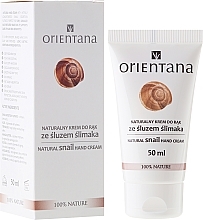 Düfte, Parfümerie und Kosmetik Natürliche Handcreme mit Schneckenschleim-Extrakt - Orientana Natural Snail Hand Cream