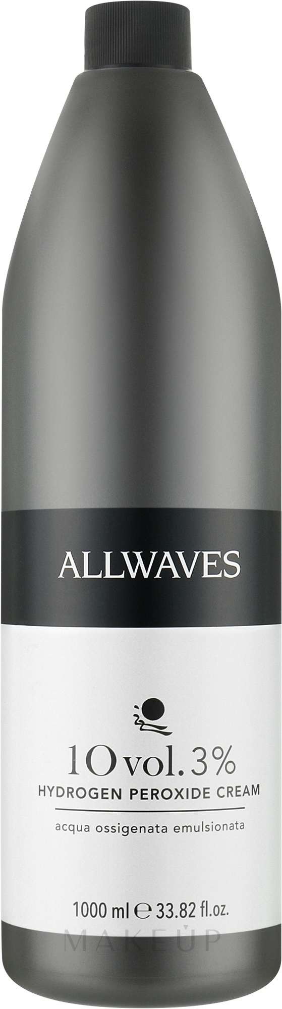 Entwicklerlotion 3% - Allwaves Cream Hydrogen Peroxide 3% — Bild 1000 ml