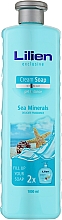 Düfte, Parfümerie und Kosmetik Flüssige Cremeseife "Meeresmineralien" - Lilien Sea Minerals Cream Soap (Nachfüllpatrone)