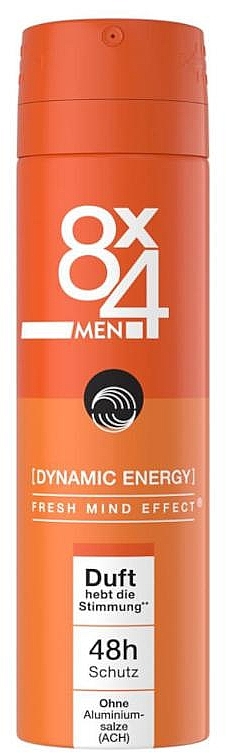 Deospray - 8x4 Men Dynamic Energy Deodorant — Bild N1