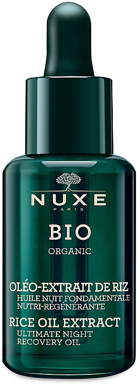 Bioorganisches nährendes und regenerierendes Nachtöl für das Gesicht mit Reisölextrakt - Nuxe Bio Organic Ultimate Night Recovery Oil — Bild N2