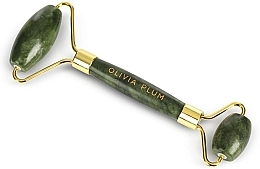 Düfte, Parfümerie und Kosmetik Gesichtsroller aus grüner Jade - Olivia Plum Roller 