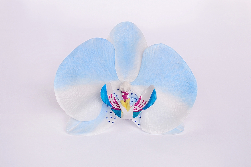 Automatische Haarspange Blaue Orchidee - Katya Snezhkova — Bild N1