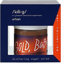 Düfte, Parfümerie und Kosmetik Feuchtigkeitsspendendes und glitzendes Zucker-Körperpeeling - Kili·g Urban Gold Baby