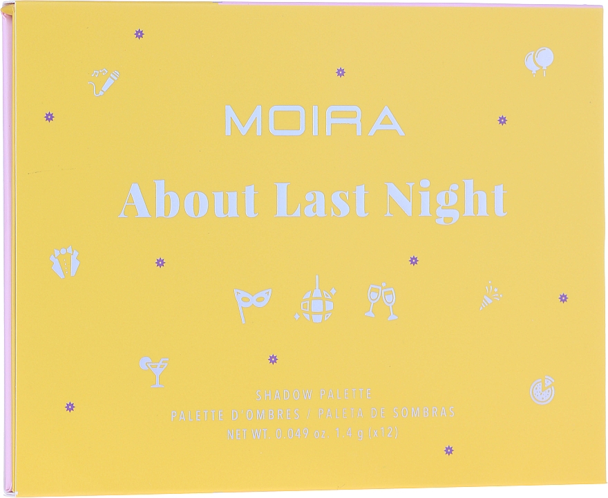 Lidschattenpalette - Moira Happy About Last Night Shadow Palette — Bild N2
