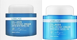 Nährende feuchtigkeitsspendende und glättende Gesichtscreme mit hydrolysiertem Kollagen - Lebelage Collagen Hyaluronic Cream — Bild N2