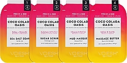 Pediküre-Set - Voesh Pedi In A Box Deluxe 4 Step Coco Colada Oasis — Bild N2