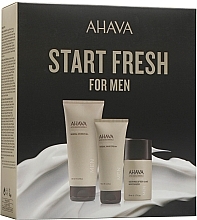 Pflegeset für Männer - Ahava Start Fresh For Men (sh/gel/200ml + h/cr/100ml + ash/gel/50ml) — Bild N1