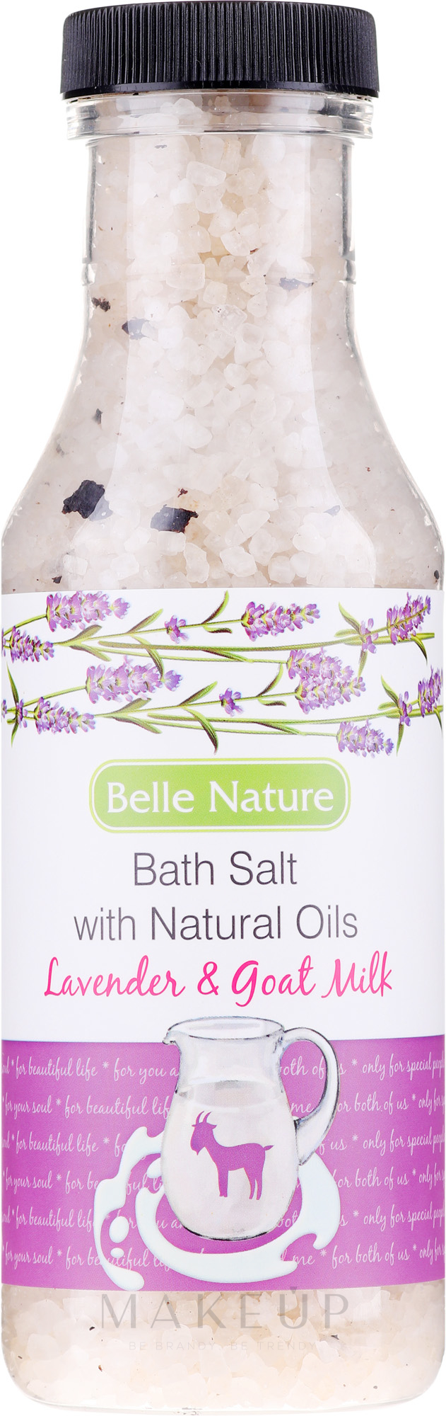 Badesalz Lavendel & Ziegenmilch - Belle Nature Bath Salt — Bild 380 g