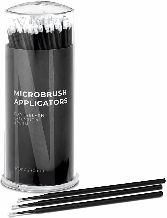 Fusselfreie Wimpernapplikatoren 2 mm 100 St. - Nanolash Microbrush Applicators — Bild N1