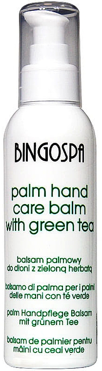 Palmbalsam für die Hände mit grünem Tee - BingoSpa Palm Balm For Hands With Green Tea — Bild N1