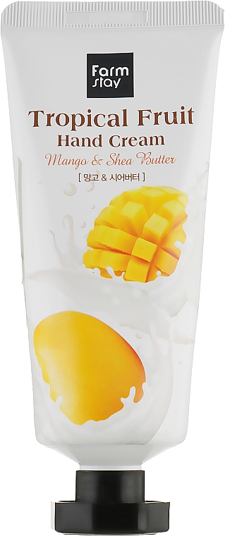 Handcreme mit Mango und Sheabutter - FarmStay Tropical Fruit Hand Cream Mango & Shea Butter — Bild N1