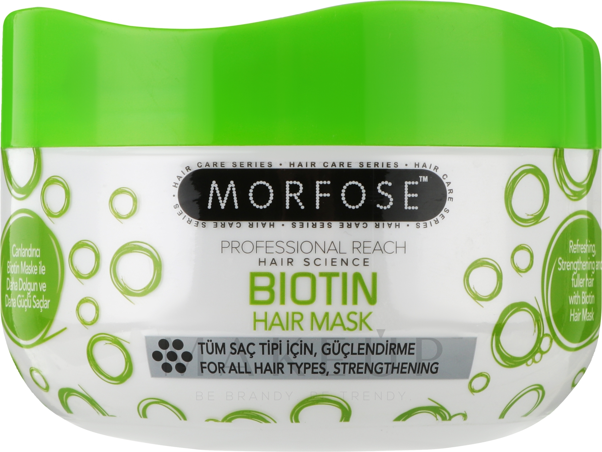 Kräftigende Haarmaske - Morfose Biotin Mask — Bild 500 ml
