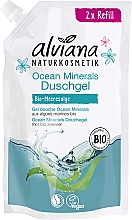 Düfte, Parfümerie und Kosmetik Duschgel mit Meersalz - Alviana Naturkosmetik Ocean Minerals Shower Gel (Refill) 