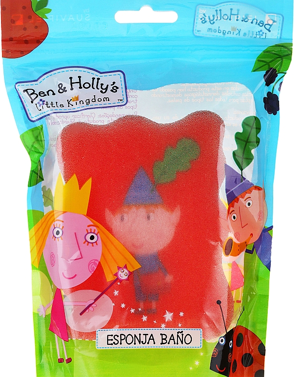 Kinder-Badeschwamm Princess Holly rot - Suavipiel Ben & Holly's Bath Sponge — Bild N3