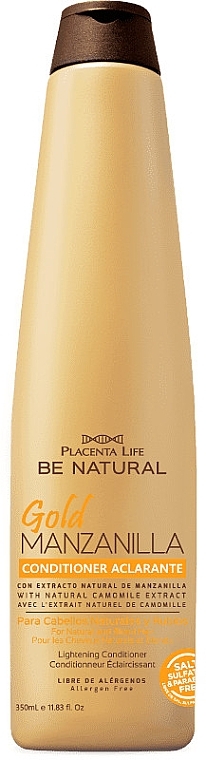 Aufhellende Haarspülung - Be Natural Gold Manzanilla Brightening Conditioner — Bild N1