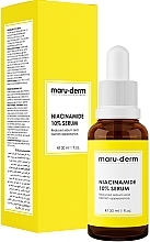 Düfte, Parfümerie und Kosmetik Gesichtsserum - Maruderm Cosmetics Niacinamid 10 % Serum 