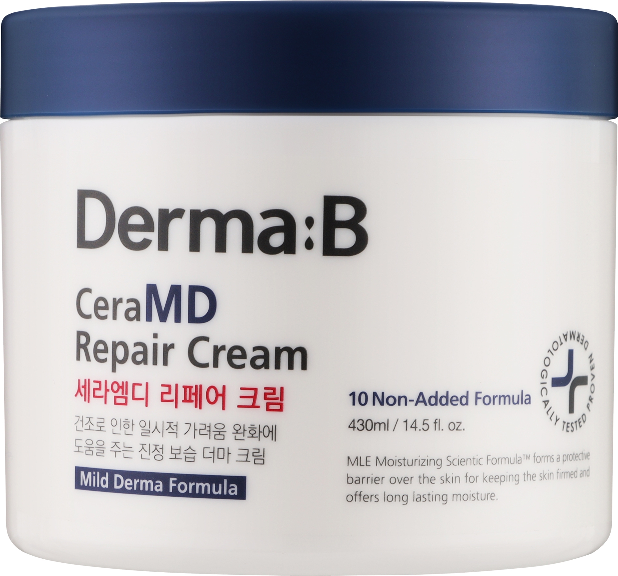 Revitalisierende Körpercreme - Derma-B CeraMD Repair Cream — Bild 430 ml