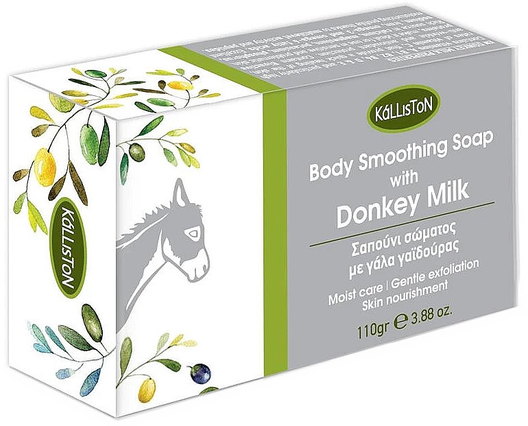 Körperseife mit Eselsmilch - Kalliston Donkey Milk Body Smoothing Soap — Bild N1