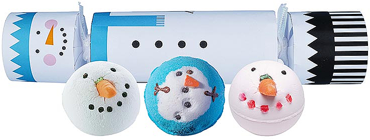Badebombe 3 St. - Bomb Cosmetics Frosty The Snowman Cracker Set — Bild N1