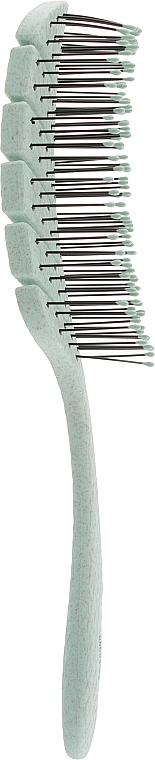 Massage-Haarbürste 10 Reihen minzgrün - Hairway Eco Corn — Bild N2