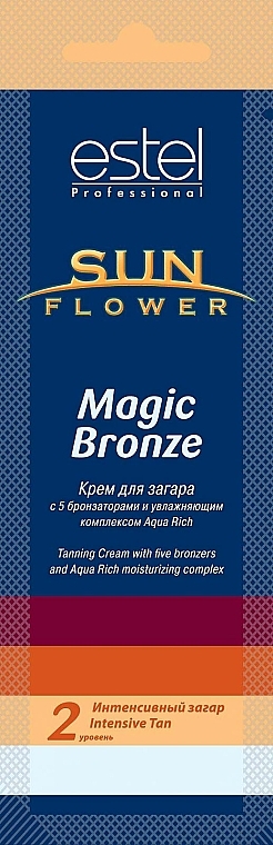 Aktiv schützende Sonnencreme für Körper und Gesicht mit LSF 30 - Estel Professional Sun Flower Magic Bronze