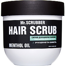 Düfte, Parfümerie und Kosmetik Kopfhautpeeling mit Mentholöl und Keratin - Mr.Scrubber Menthol Oil Hair Scrub