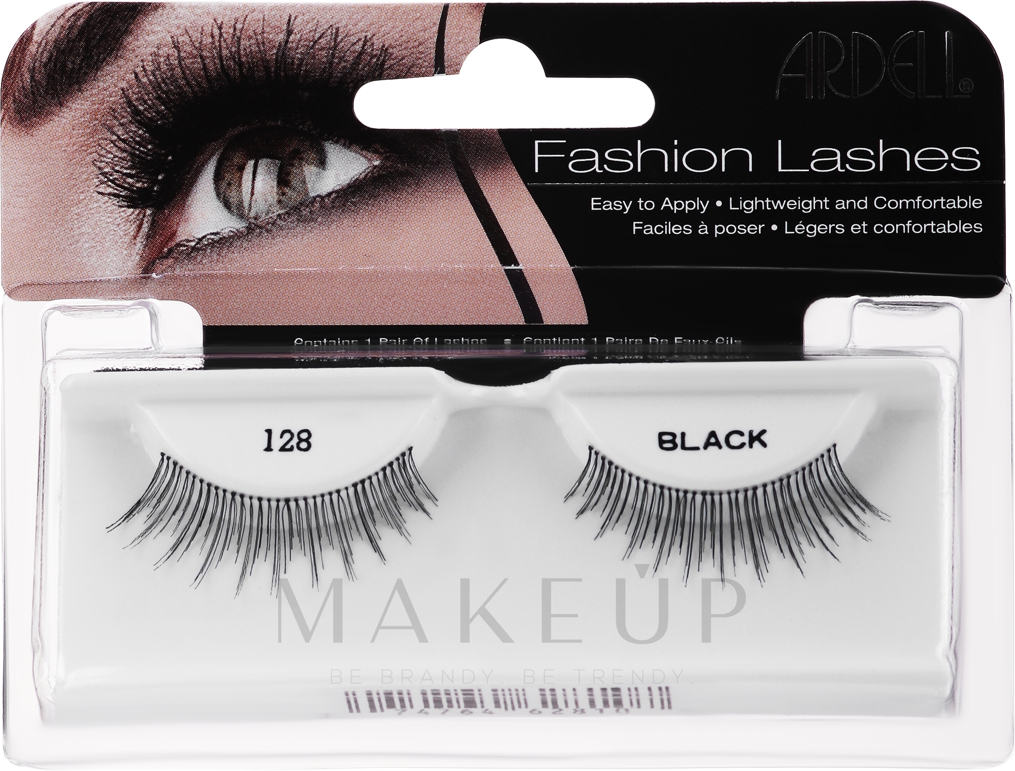 Künstliche Wimpern - Ardell Natural Lashes Black 128 — Bild 2 St.