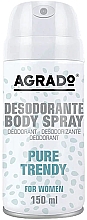 Deospray Trend pur - Agrado Pure Trendy Deodorant Body Spray — Bild N1