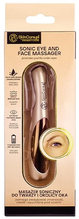 Klangmassagegerät für Gesicht und Augenpartie - SkinCare Sonic Eye and Face Massager — Bild N1