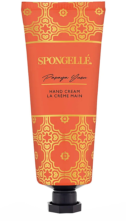 Feuchtigkeitsspendende Handcreme - Spongelle Papaya Yuzu Hand Cream — Bild N2